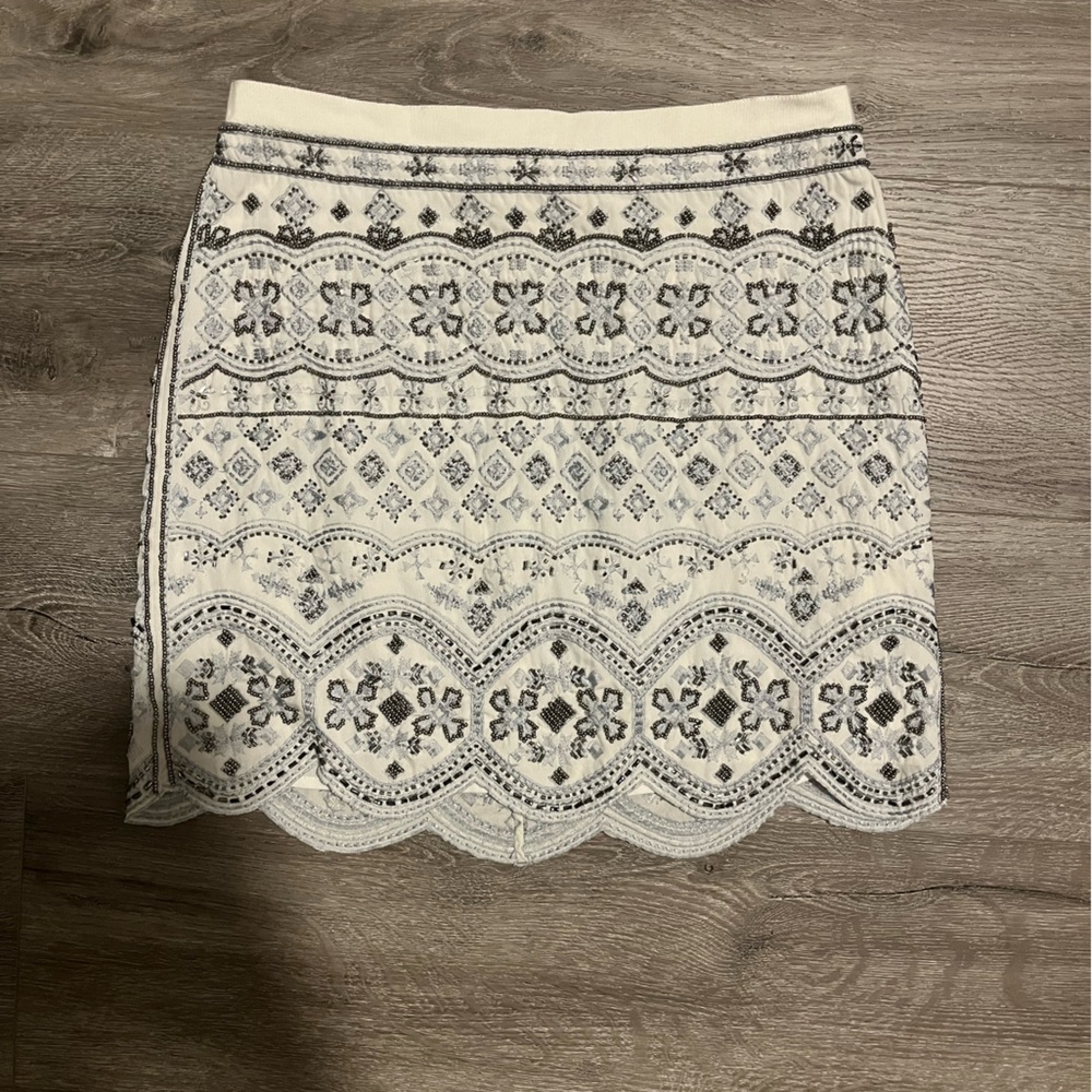 Club Monaco Beaded Skirt